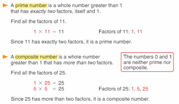 Prime and Composite Numbers